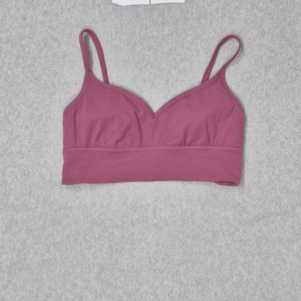 Lululemon Women Bra 10 Purple Align Sweetheart Bralette Wireless